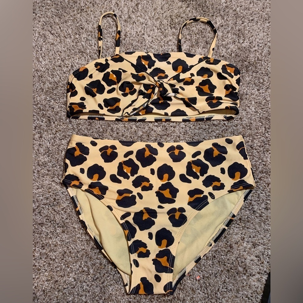 Art Class 2 Piece Cheetah/Leopard Swim Suit - Picture 1 of 5